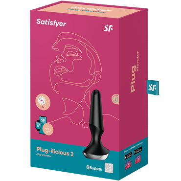 Новинка раздела Секс игрушки - Satisfyer Plug-ilicious 2, черная