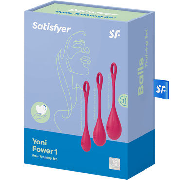 Satisfyer Yoni Power 1, красный, Набор для тренировки мышц тазового дна и другие товары Satisfyer с фото