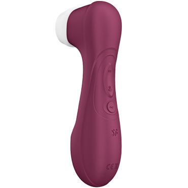 Satisfyer Pro 2 Generation 3 Connect App, красный - Вакуумный стимулятор клитора с приложением и 2 насадками - купить в секс шопе