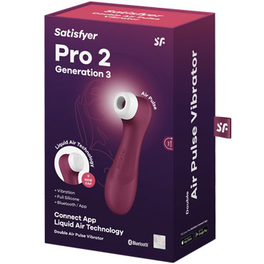 Новинка раздела Секс игрушки - Satisfyer Pro 2 Generation 3 Connect App, красный
