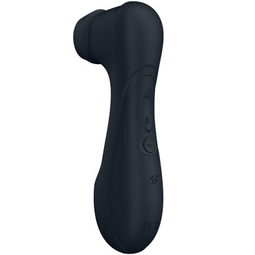 Satisfyer Pro 2 Generation 3 Connect App, черный - Вакуумный стимулятор клитора с приложением и 2 насадками - купить в секс шопе