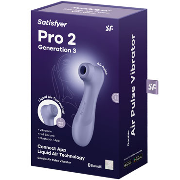 Новинка раздела Секс игрушки - Satisfyer Pro 2 Generation 3 Connect App, фиолетовый