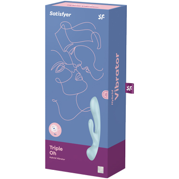 Satisfyer Triple Oh, голубой - фото 7