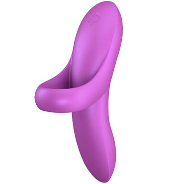 Satisfyer Bold Lover, розовый, Вибростимулятор на палец