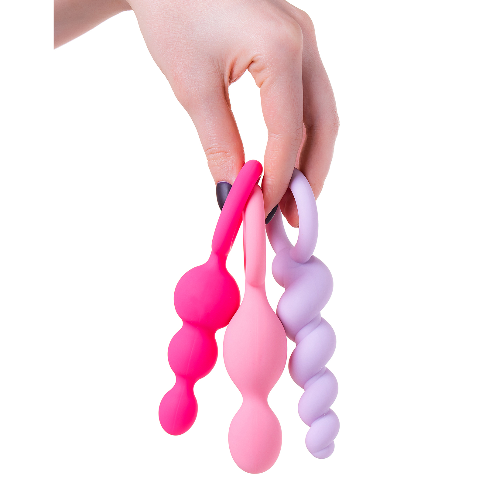 Satisfyer Booty Call, красный/розовый/пурпурный - подробные фото в секс шопе Condom-Shop