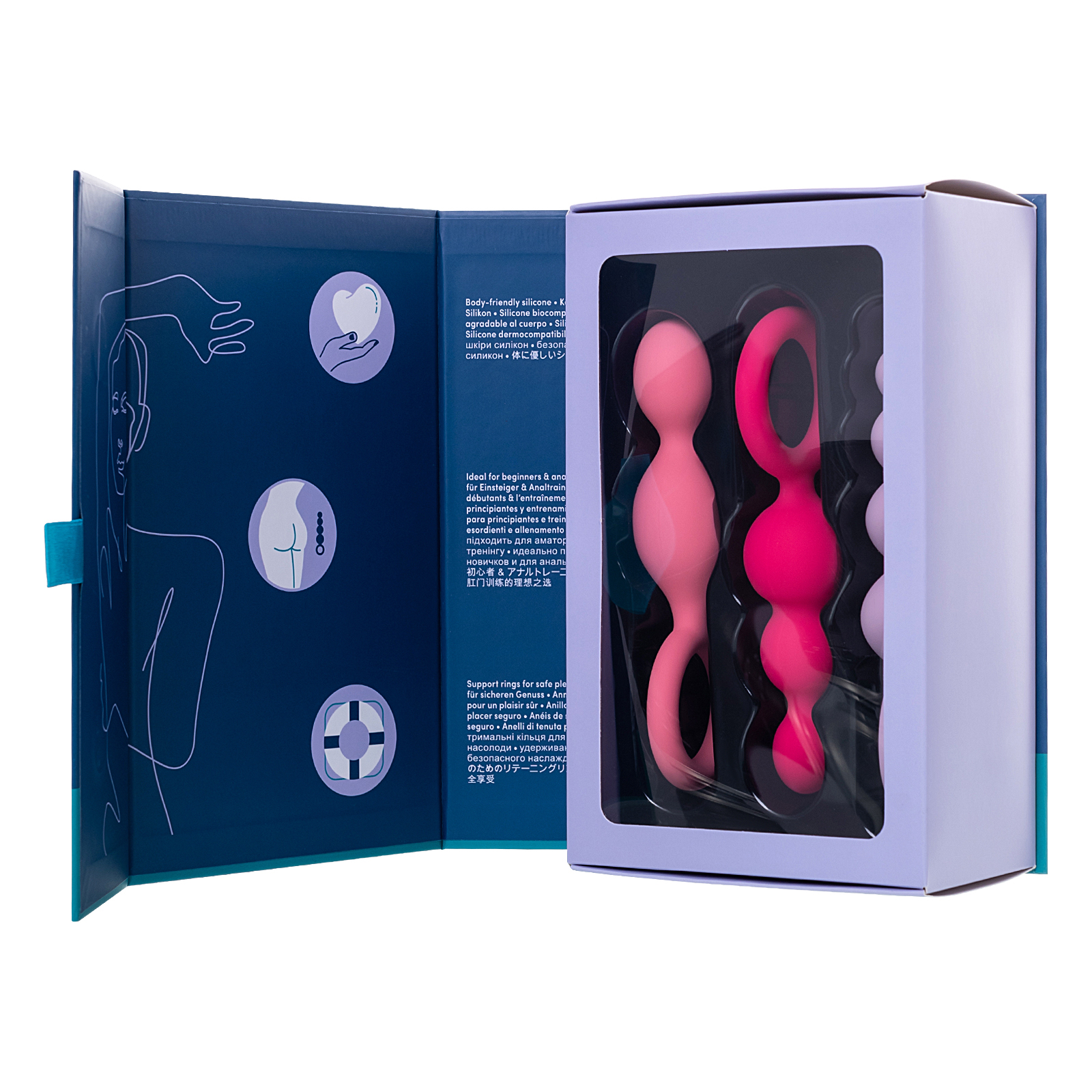 Satisfyer Booty Call, красный/розовый/пурпурный - фото 7