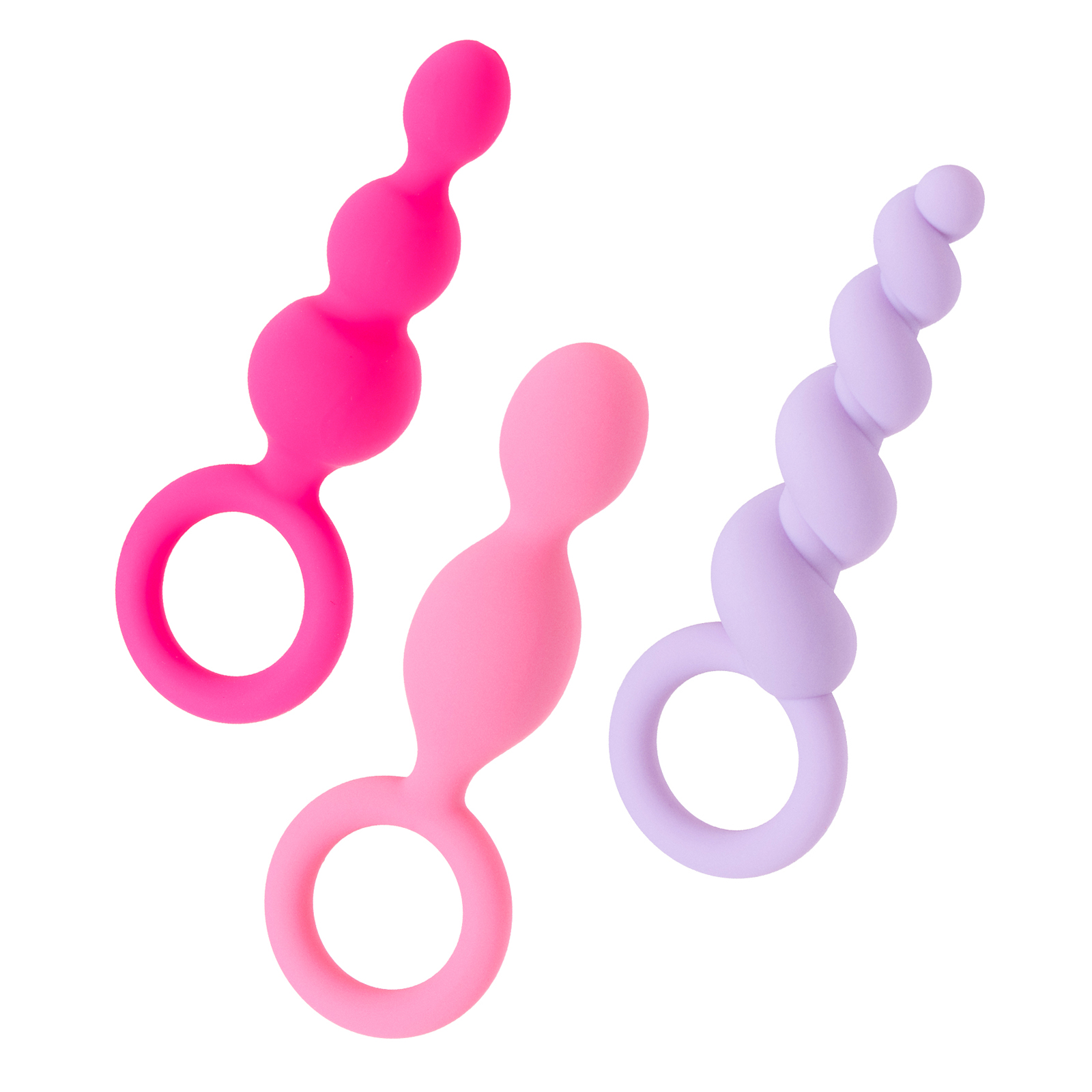 Satisfyer Booty Call, красный/розовый/пурпурный