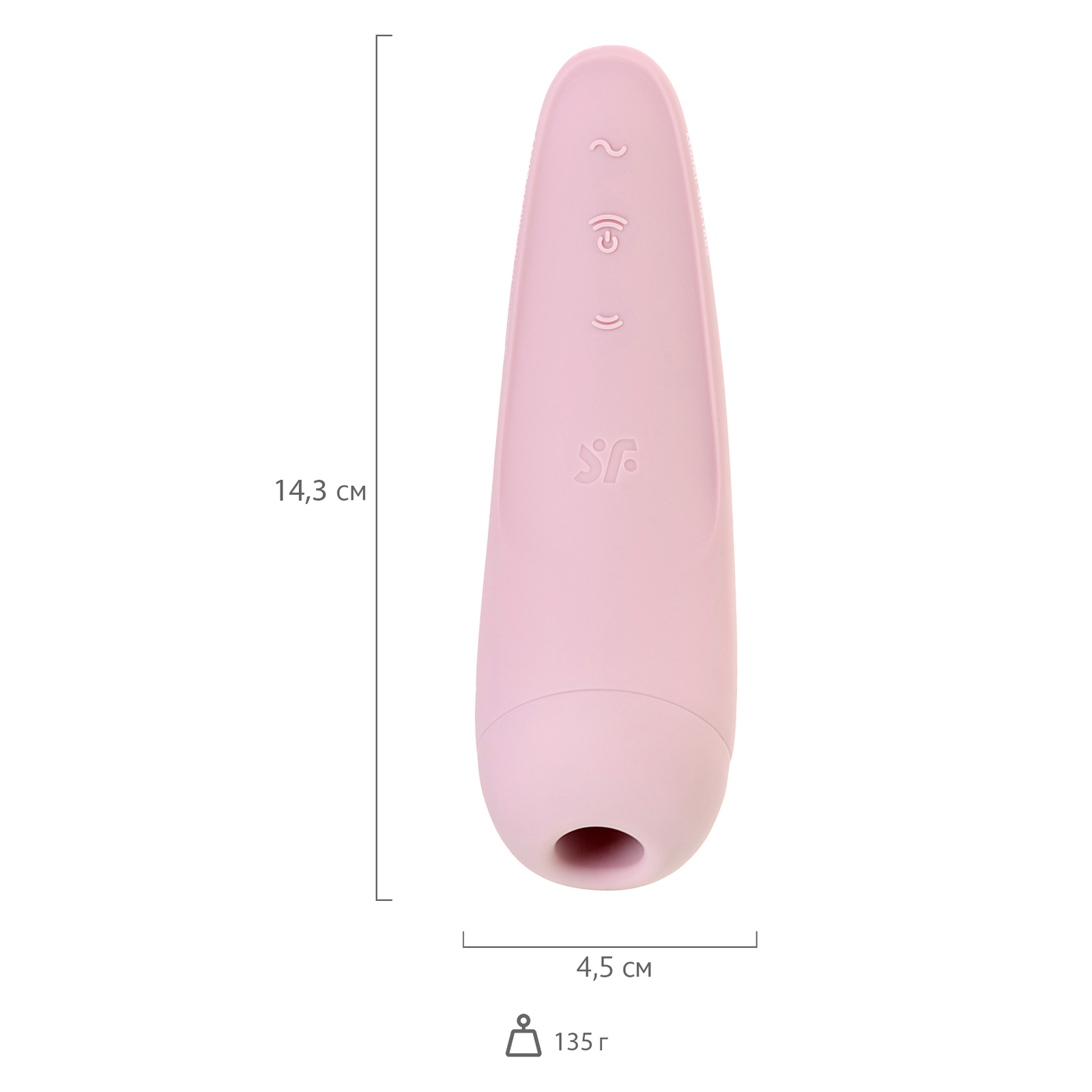 Satisfyer Curvy 2+, розовый, Бесконтактный стимулятор клитора с вибрацией и управлением со смартфона и другие товары Satisfyer с фото