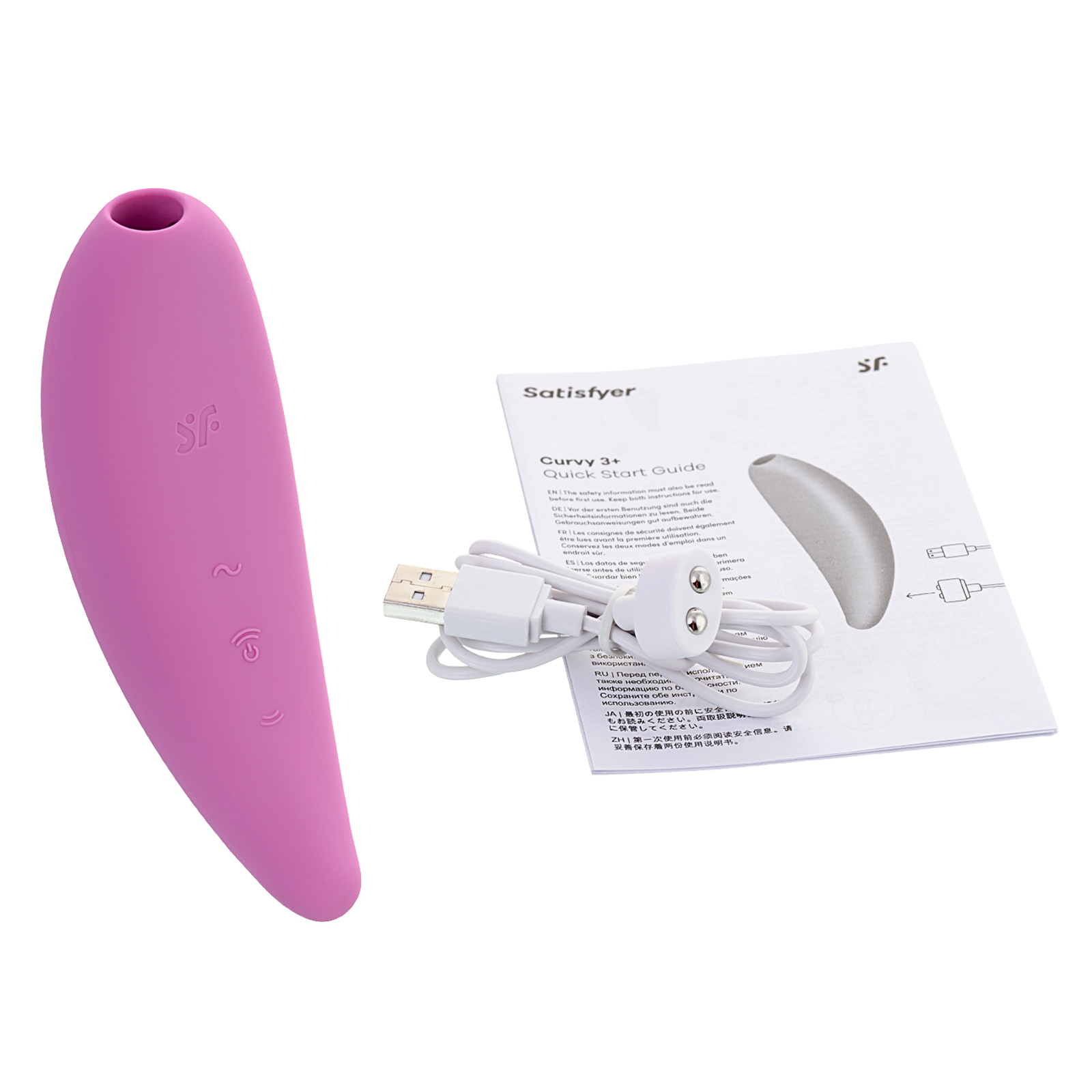 Новинка раздела Секс игрушки - Satisfyer Curvy 3+, розовый