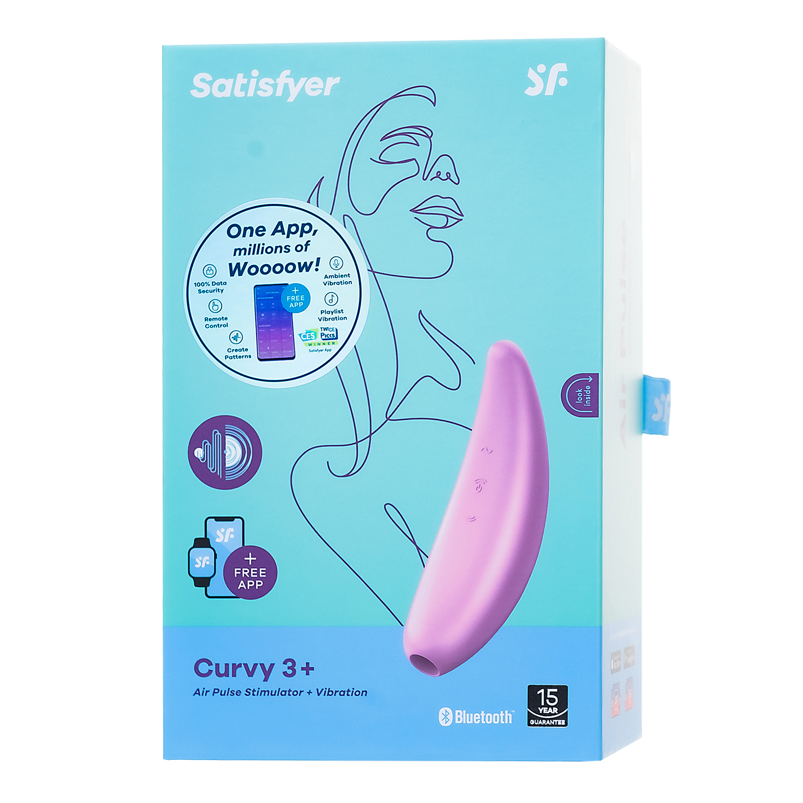 Satisfyer Curvy 3+, розовый - фото 7
