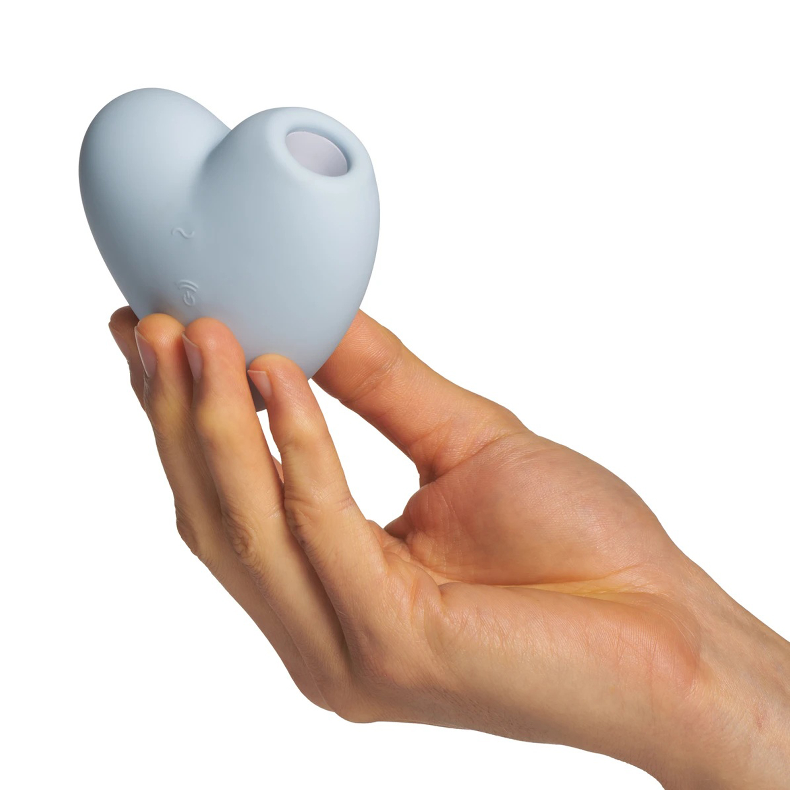 Satisfyer Cutie Heart, голубой, Вакуум-волновой стимулятор клитора с вибрацией и другие товары Satisfyer с фото