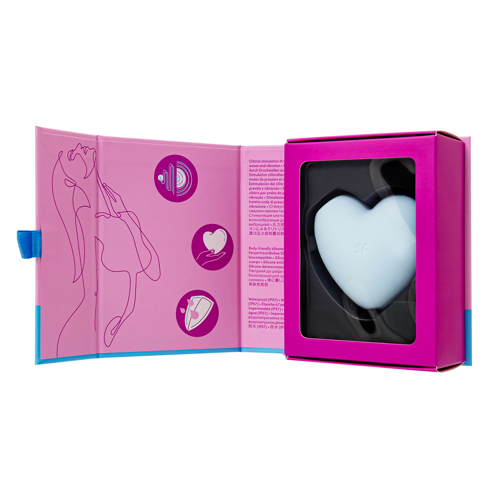 Satisfyer Cutie Heart, голубой - фото 7
