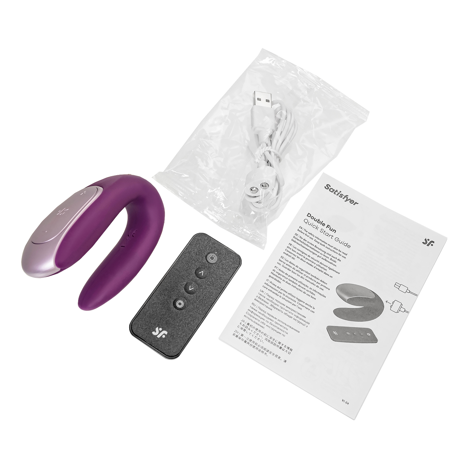 Satisfyer Double Fun, фиолетовый - фото 7