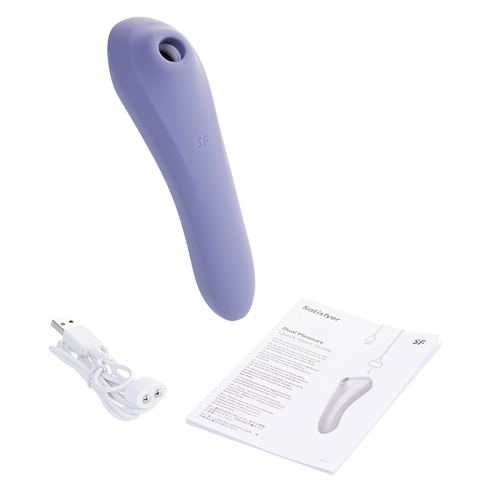 Satisfyer Dual Pleasure, лиловый - подробные фото в секс шопе Condom-Shop