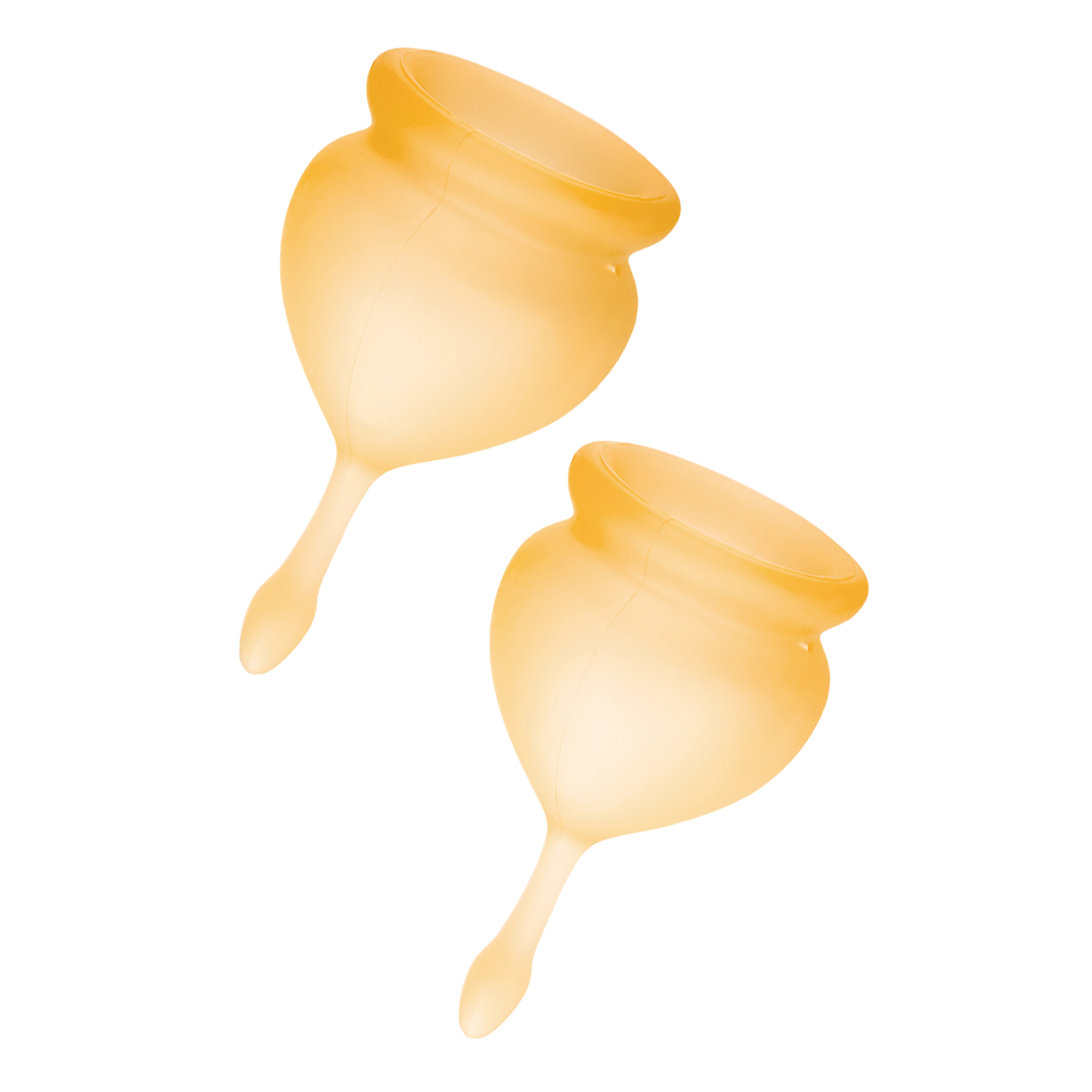 Satisfyer Feel Good Menstrual Cup, оранжевый, Набор менструальных чаш, 15 и 20 мл
