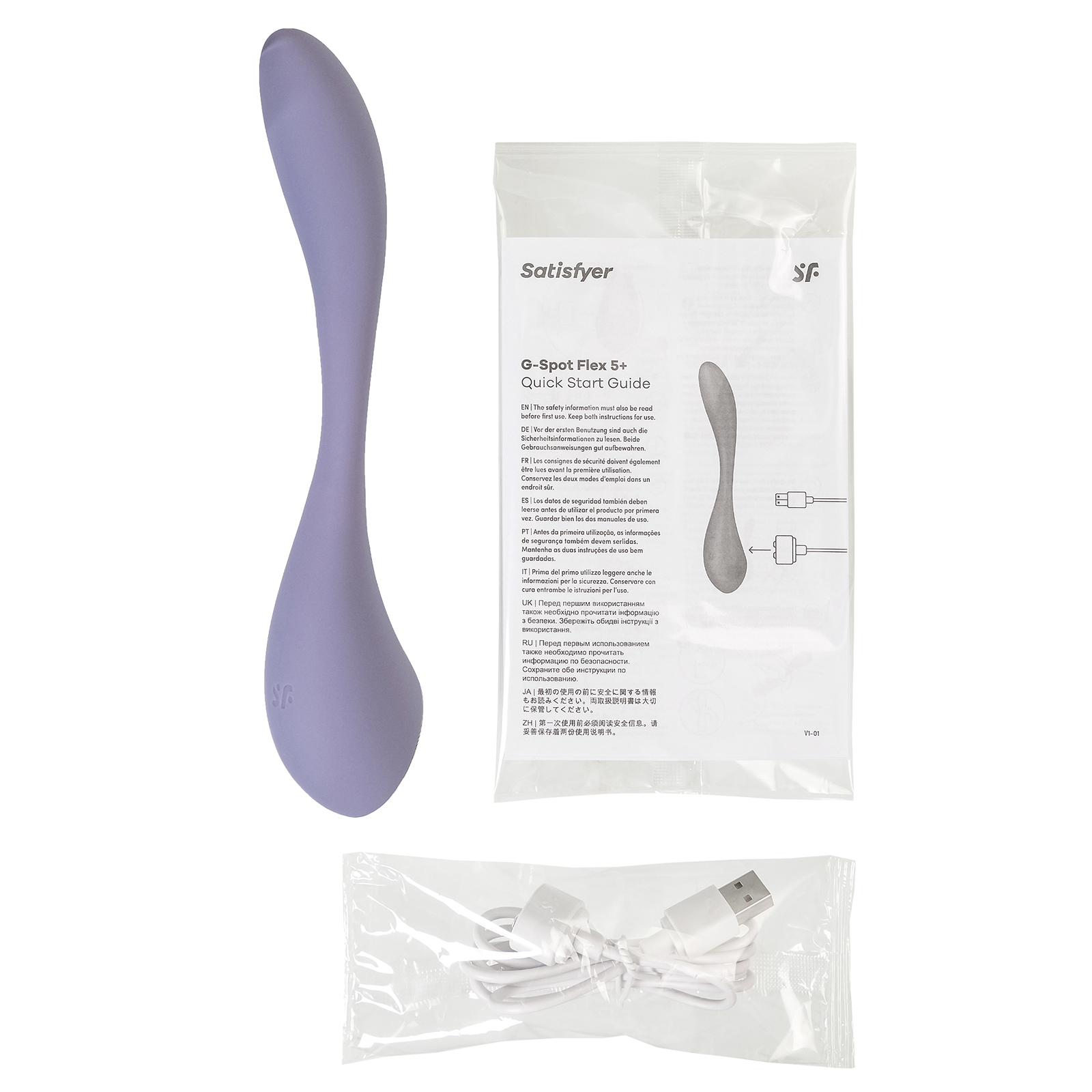 Satisfyer G-Spot Flex 5 Connect App, сиреневый - подробные фото в секс шопе Condom-Shop