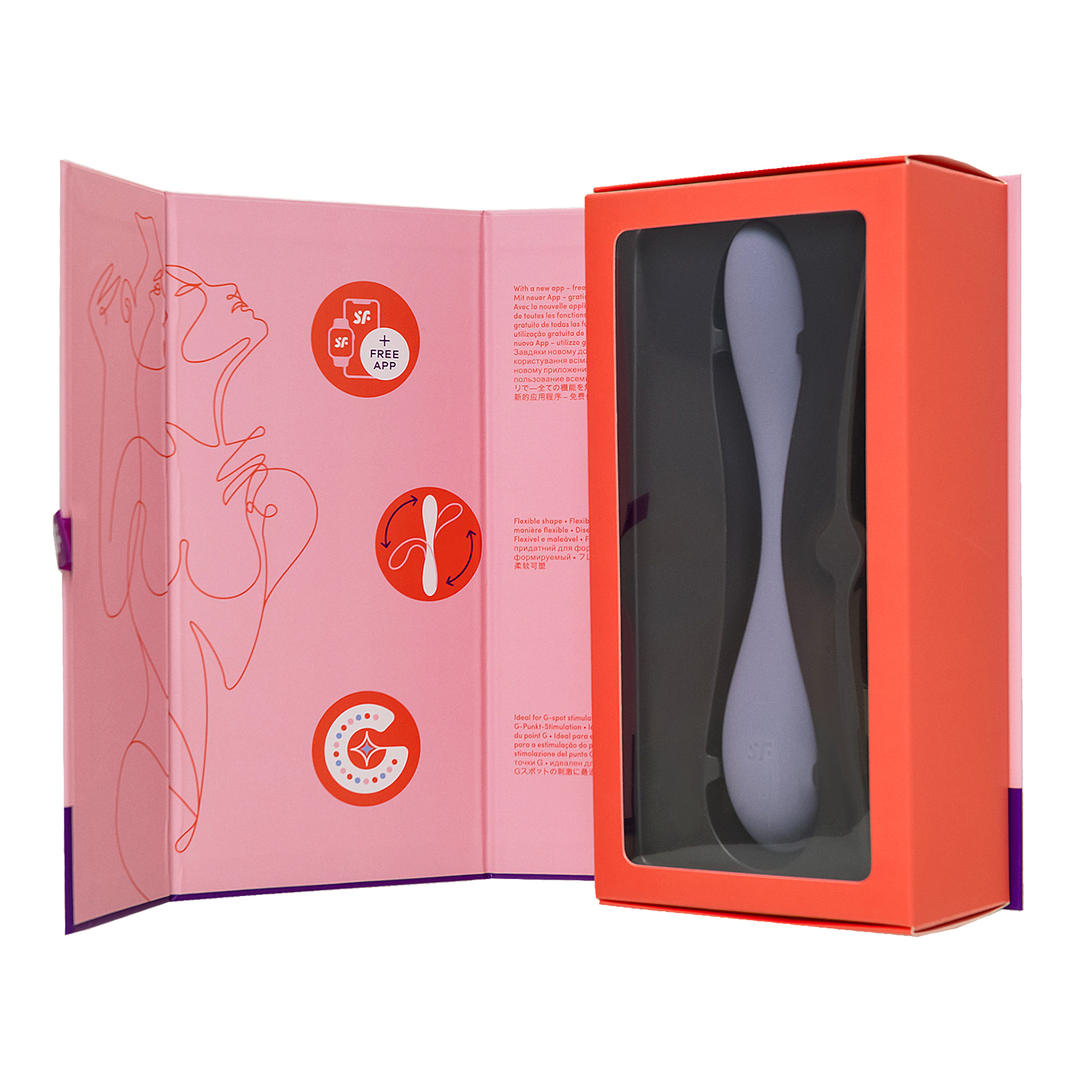 Satisfyer G-Spot Flex 5 Connect App, сиреневый - фото 7