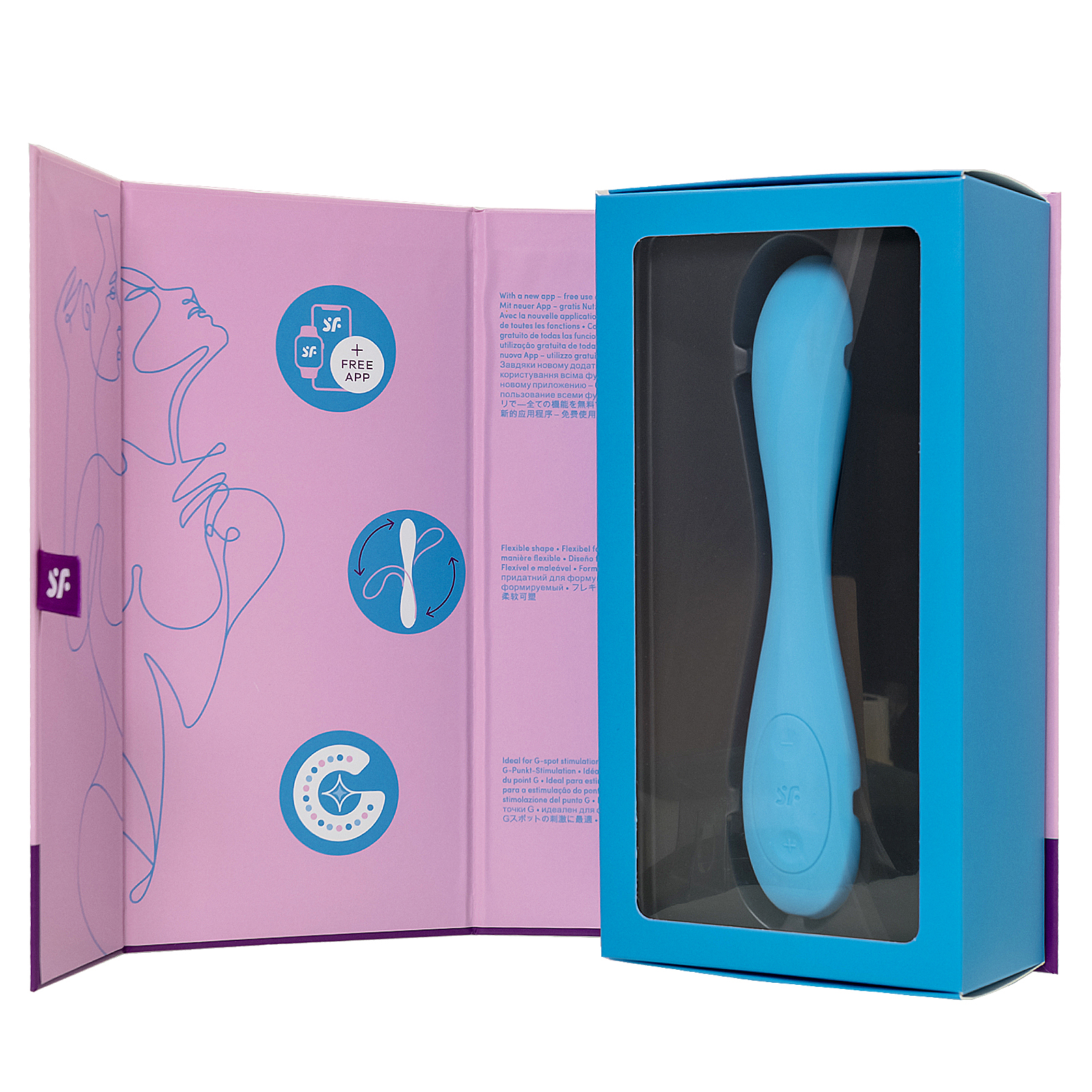 Satisfyer G-Spot Flex 4+, голубой — фото 8