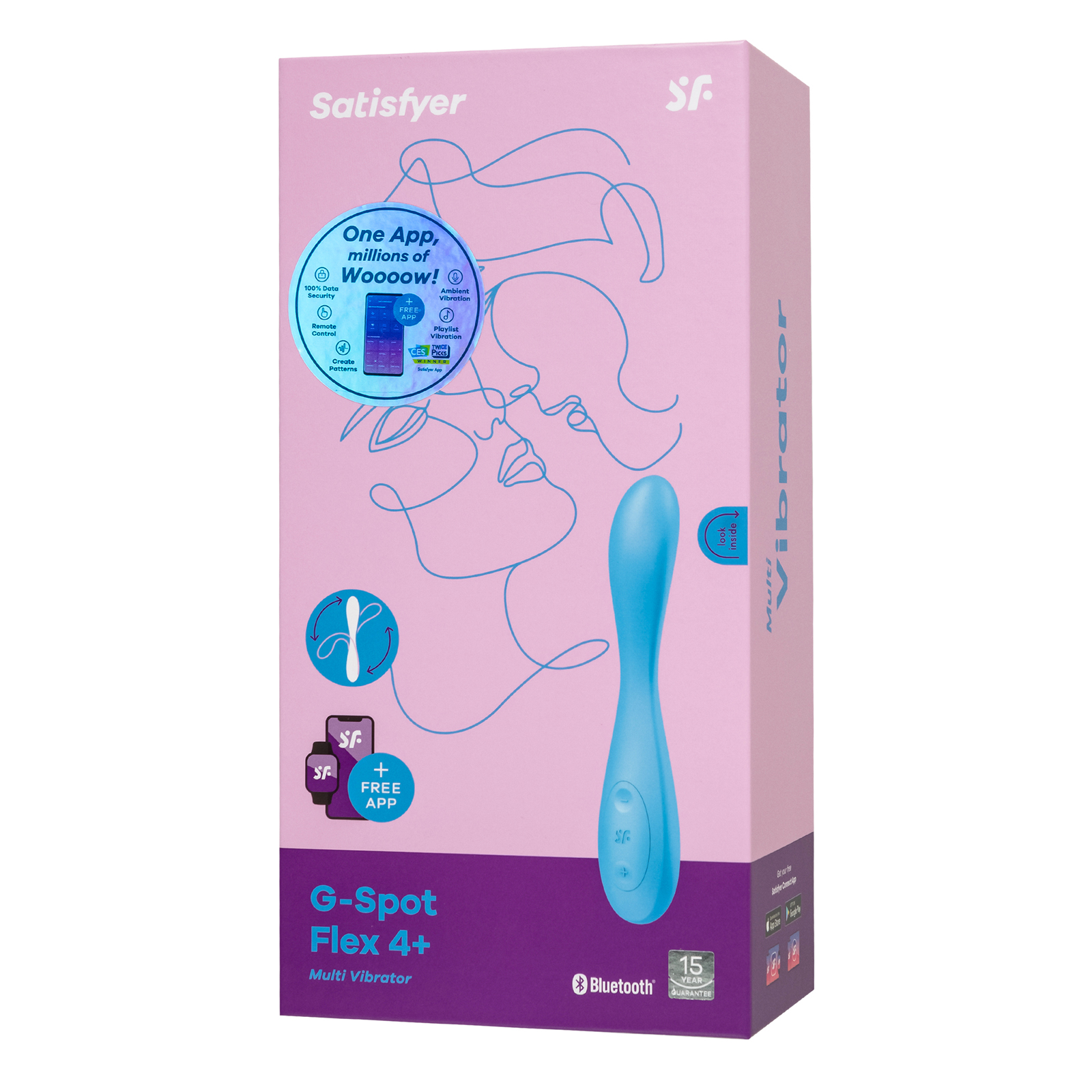 Satisfyer G-Spot Flex 4+, голубой — фото 9