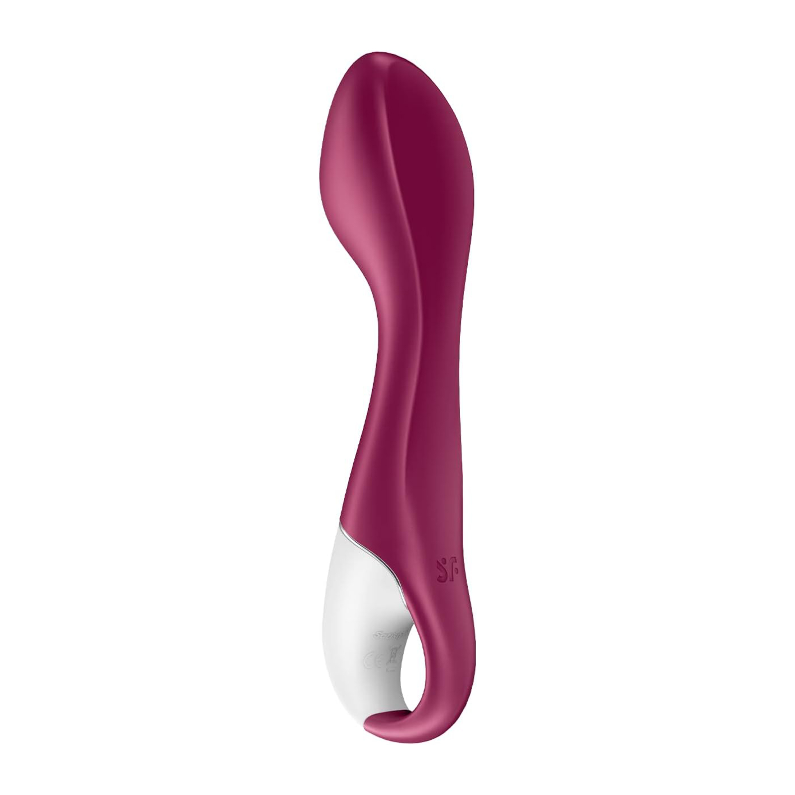 Satisfyer Hot Spot, бордовый - Вибратор с нагревом и управлением со смартфона - купить в секс шопе