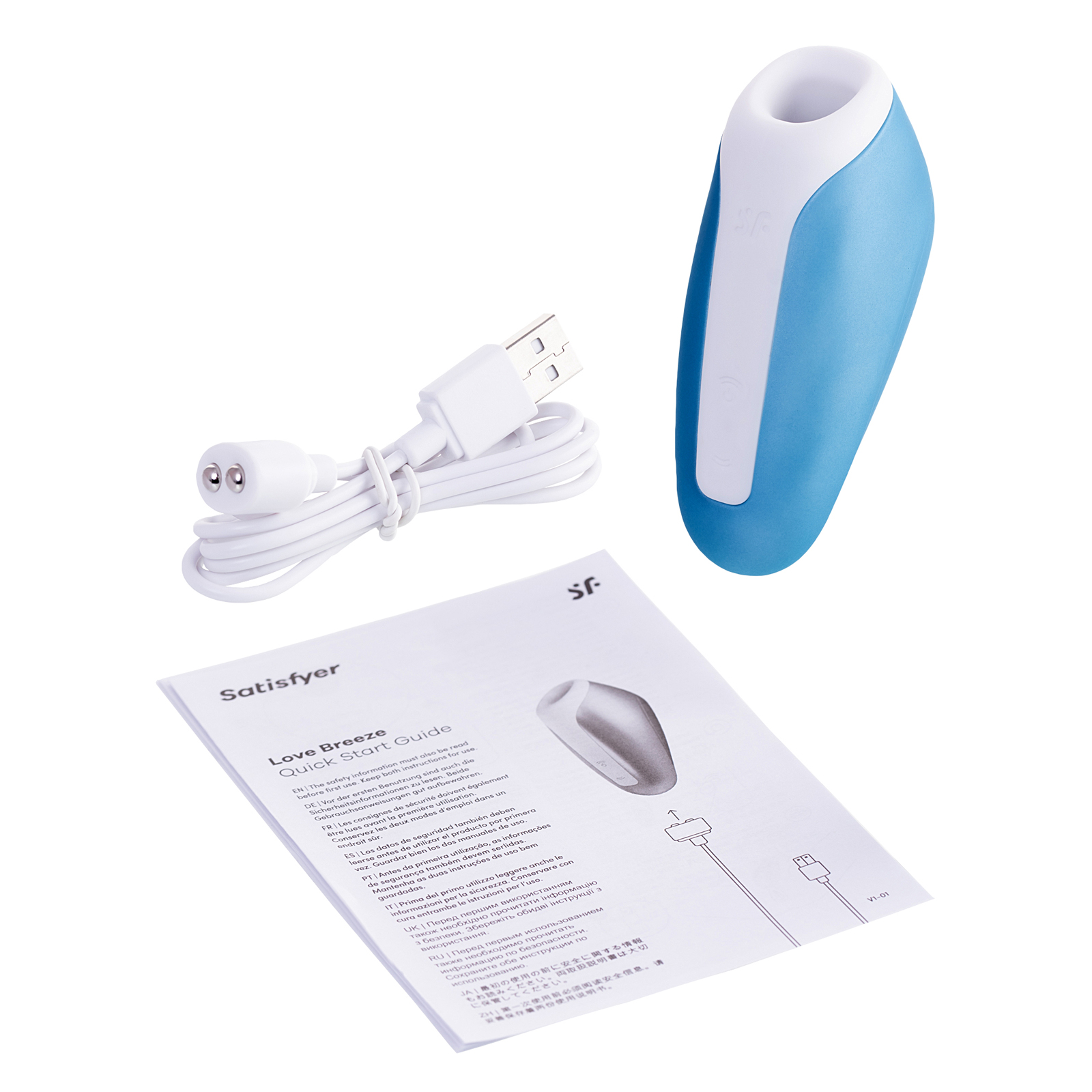 Satisfyer Love Breeze, голубой - подробные фото в секс шопе Condom-Shop