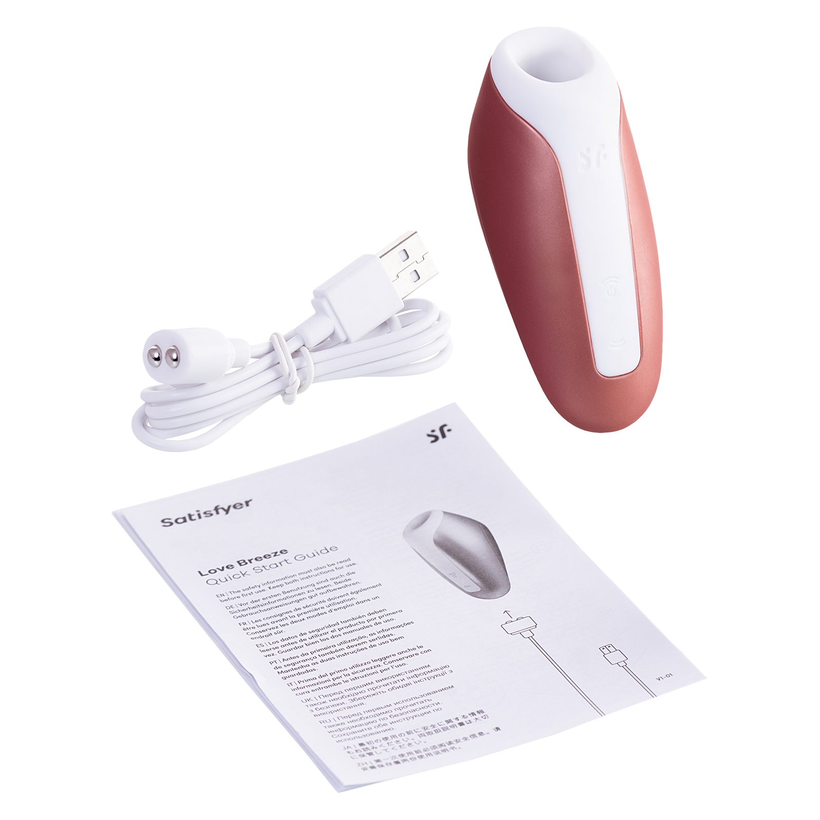 Satisfyer Love Breeze, медный - подробные фото в секс шопе Condom-Shop