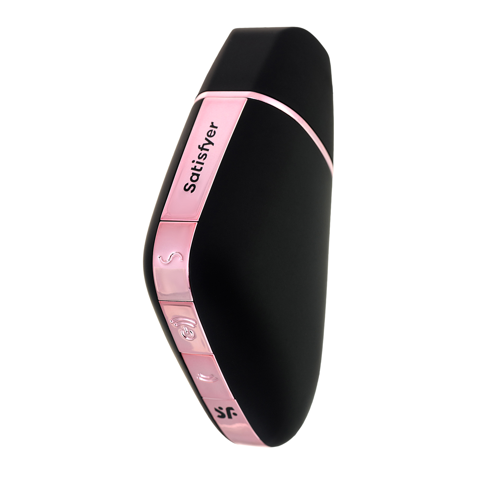 Satisfyer Love Triangle, черный - Бесконтактный стимулятор клитора с управлением со смартфона - купить в секс шопе