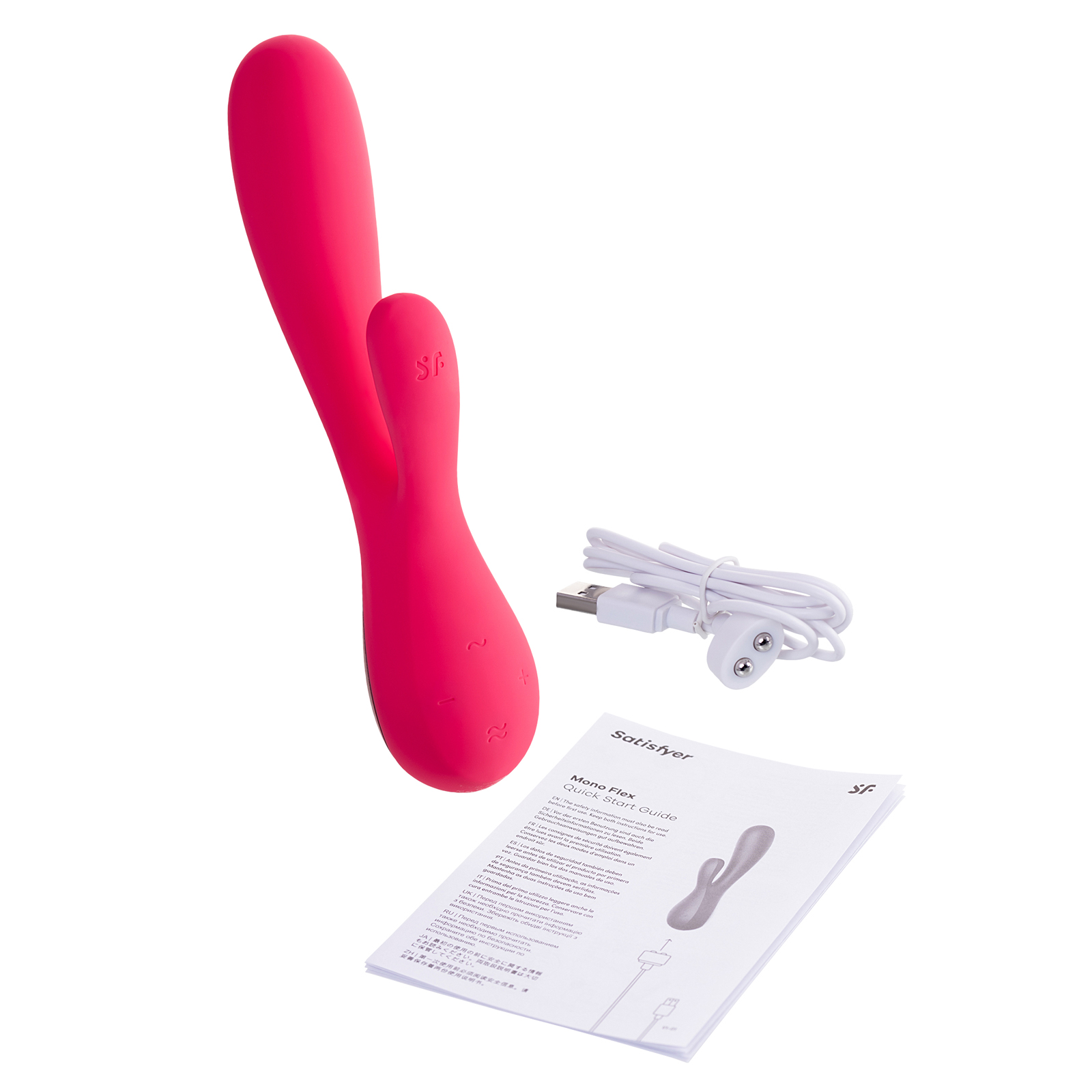 Satisfyer Mono Flex, красный, Вибратор вагинально-клиторальный с управлением со смартфона и другие товары Satisfyer с фото
