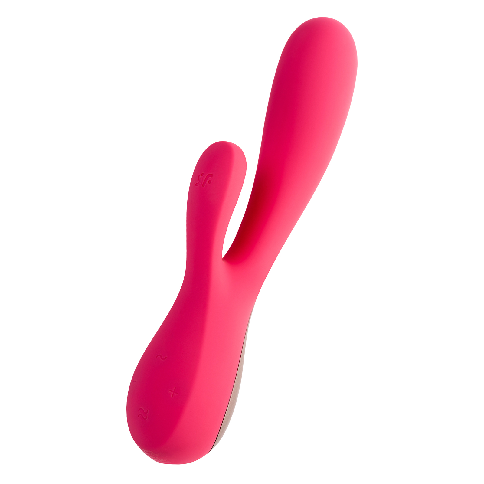 Satisfyer Mono Flex, красный, Вибратор вагинально-клиторальный с управлением со смартфона