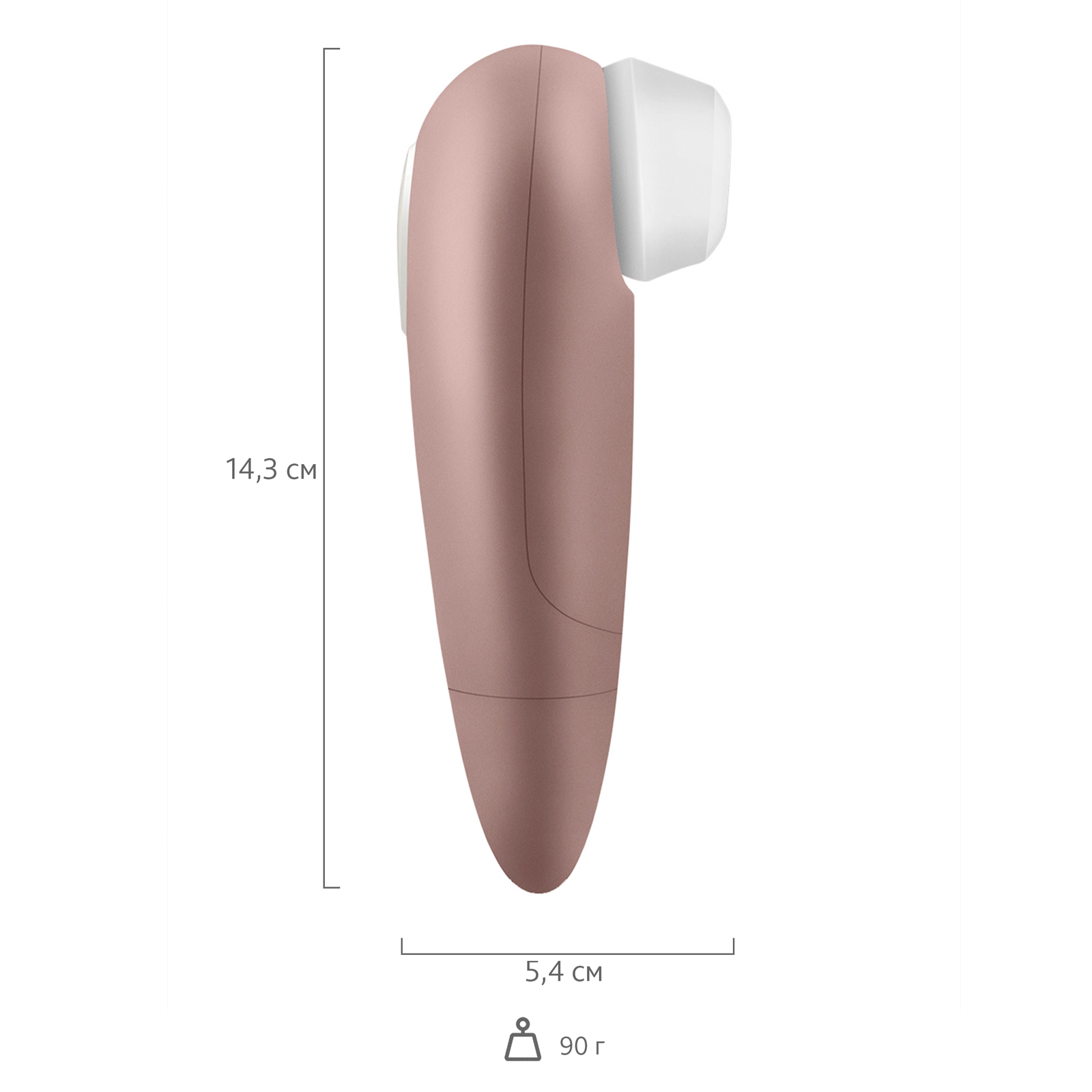 Новинка раздела Секс игрушки - Satisfyer Number One, золотисто-розовый