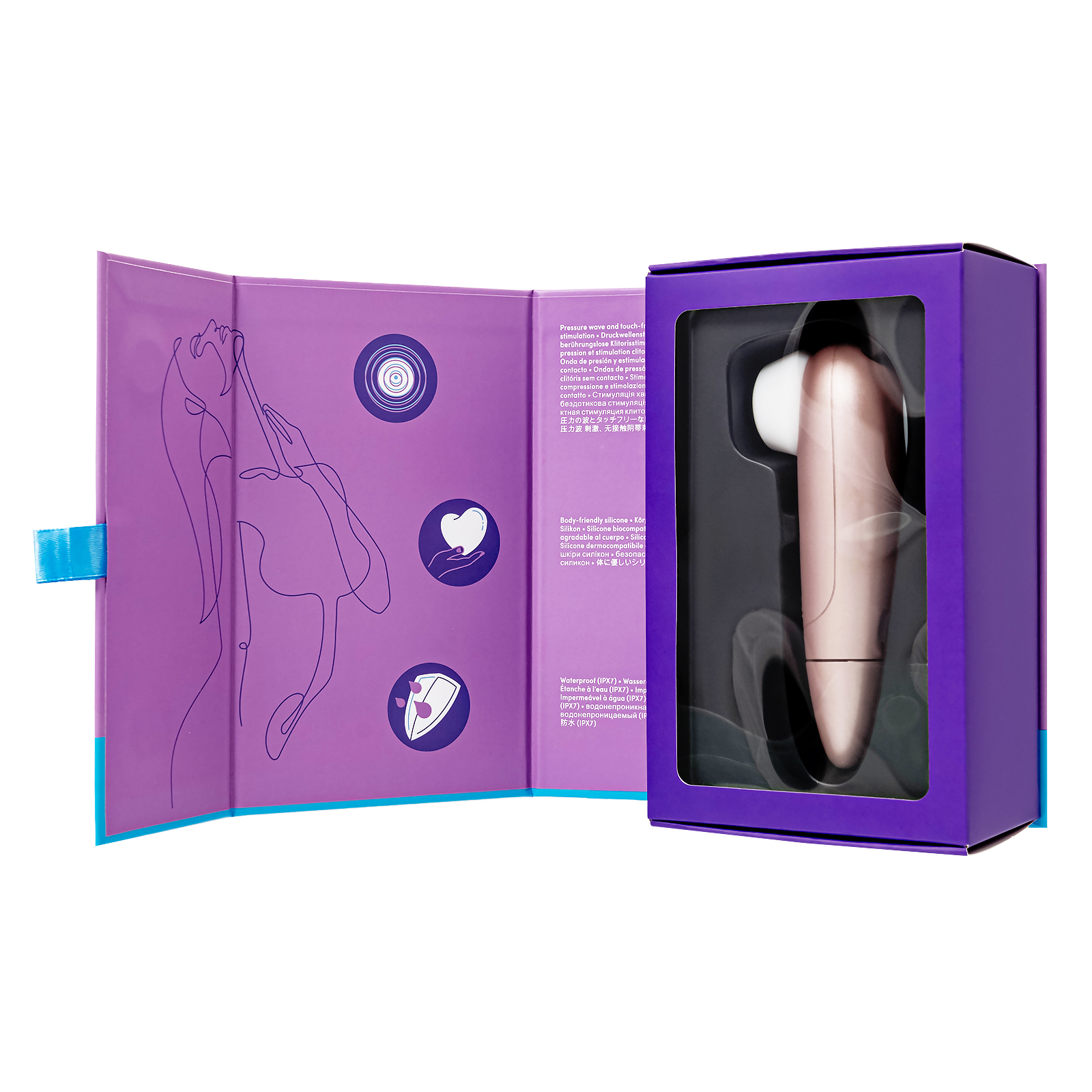 Satisfyer Number One, золотисто-розовый - фото 8