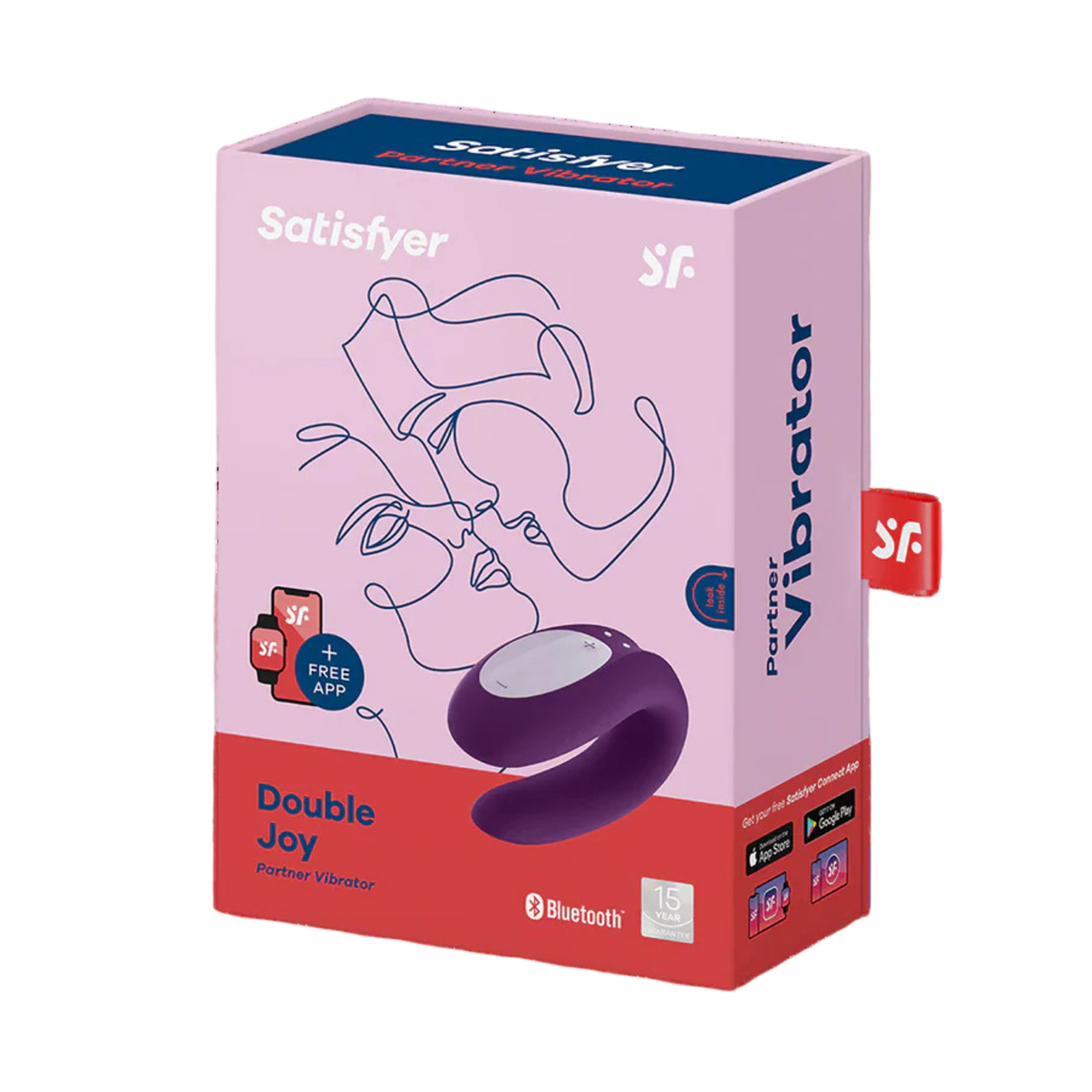Новинка раздела Секс игрушки - Satisfyer Partner Double Joy, фиолетовый