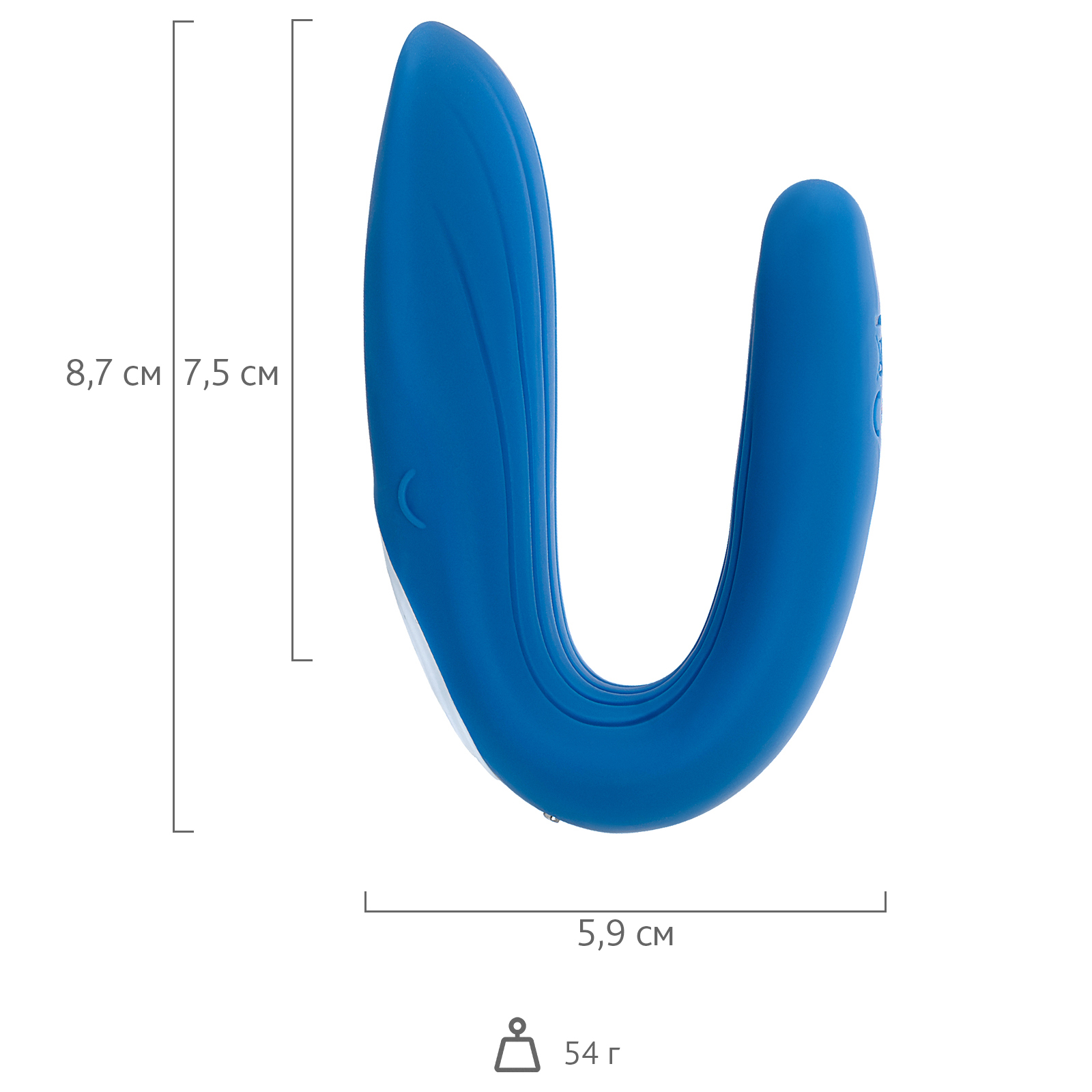 Satisfyer Partner Whale, синий, Многофункциональный стимулятор для пар и другие товары Satisfyer с фото