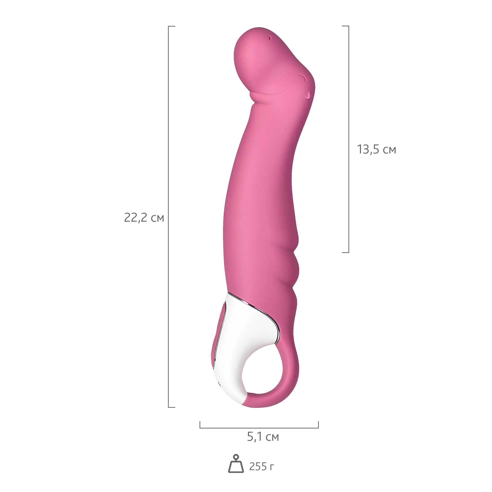 Satisfyer Vibes Petting Hippo, розовый — фото 4