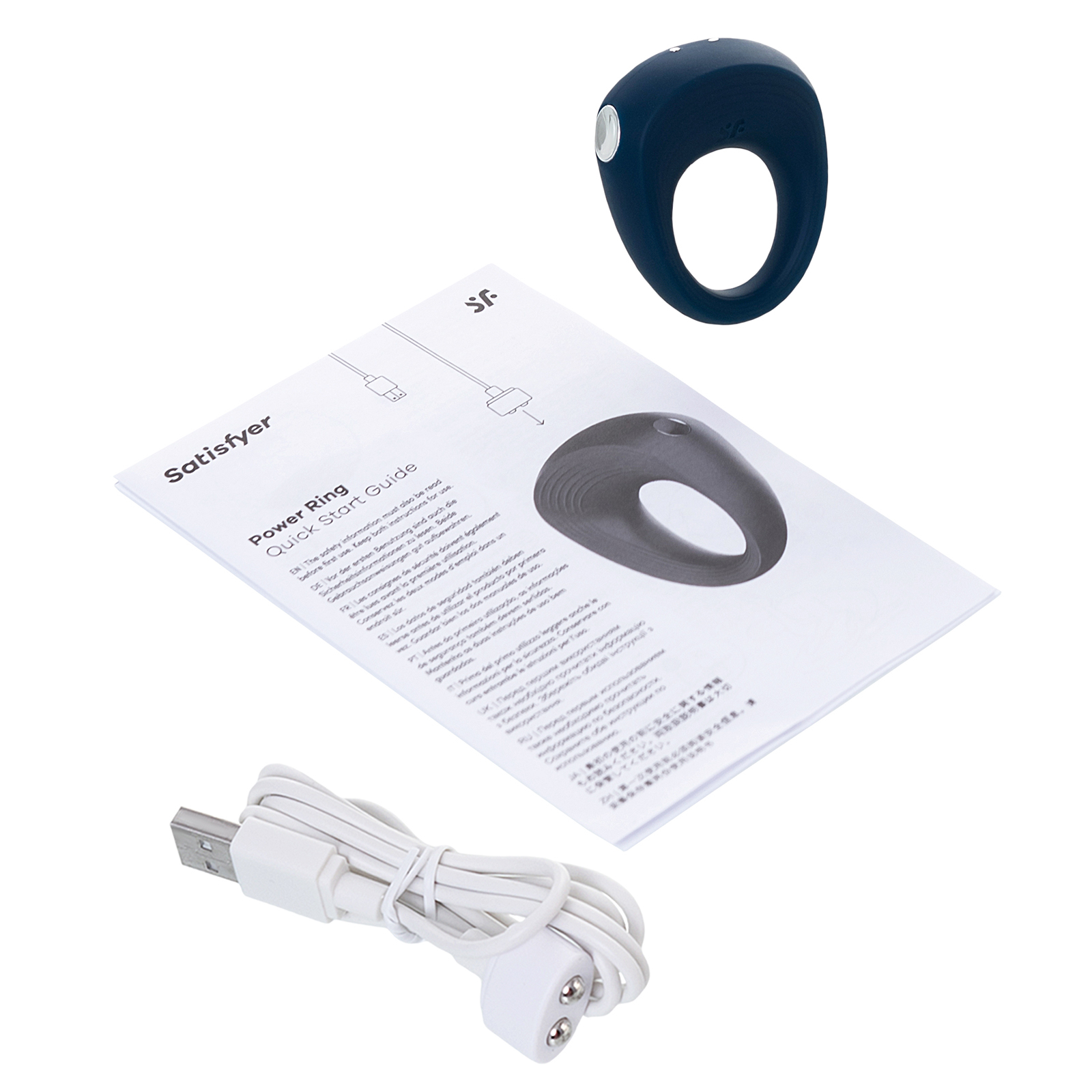 Новинка раздела Секс игрушки - Satisfyer Power Ring, синее