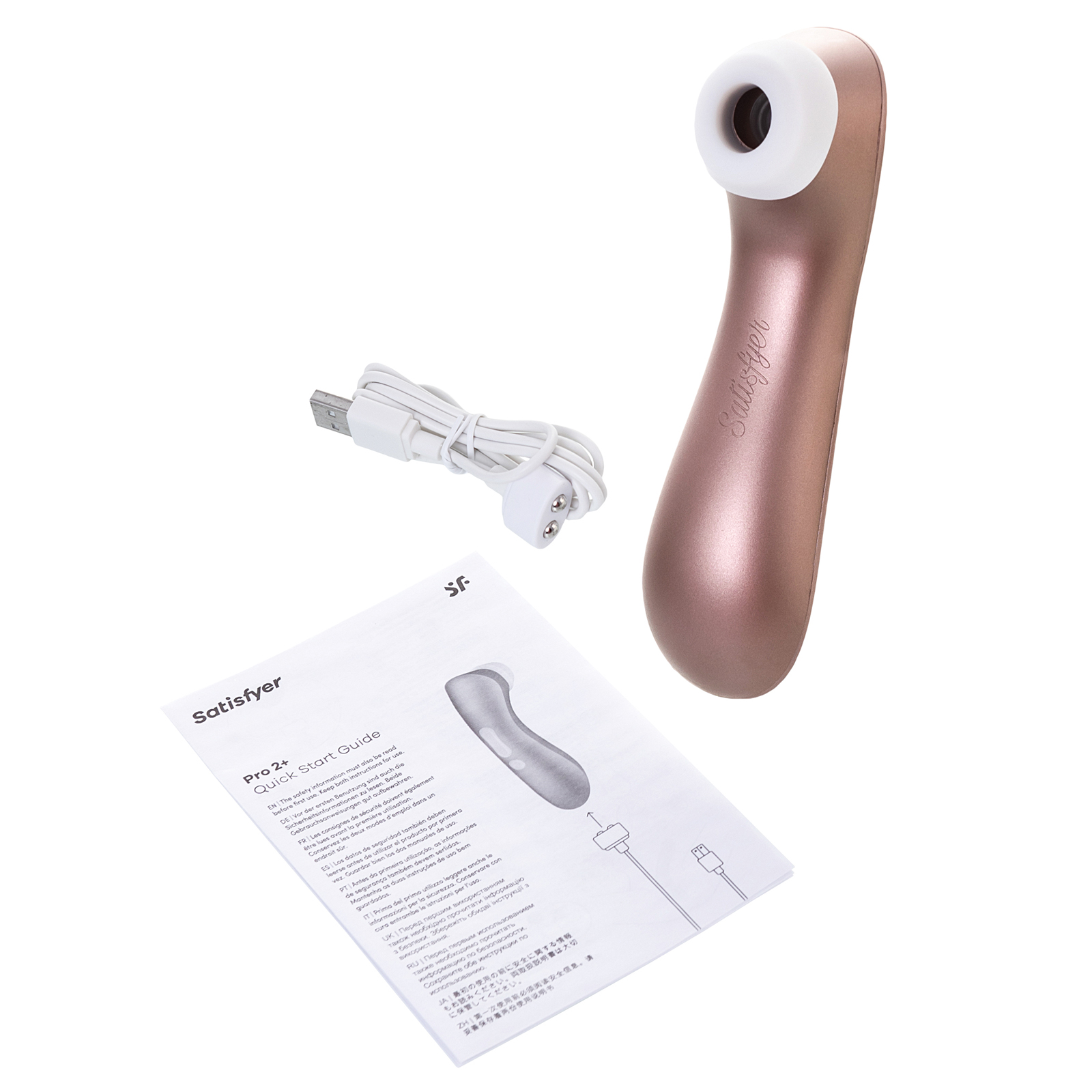 Новинка раздела Секс игрушки - Satisfyer Pro 2+, розово-золотой