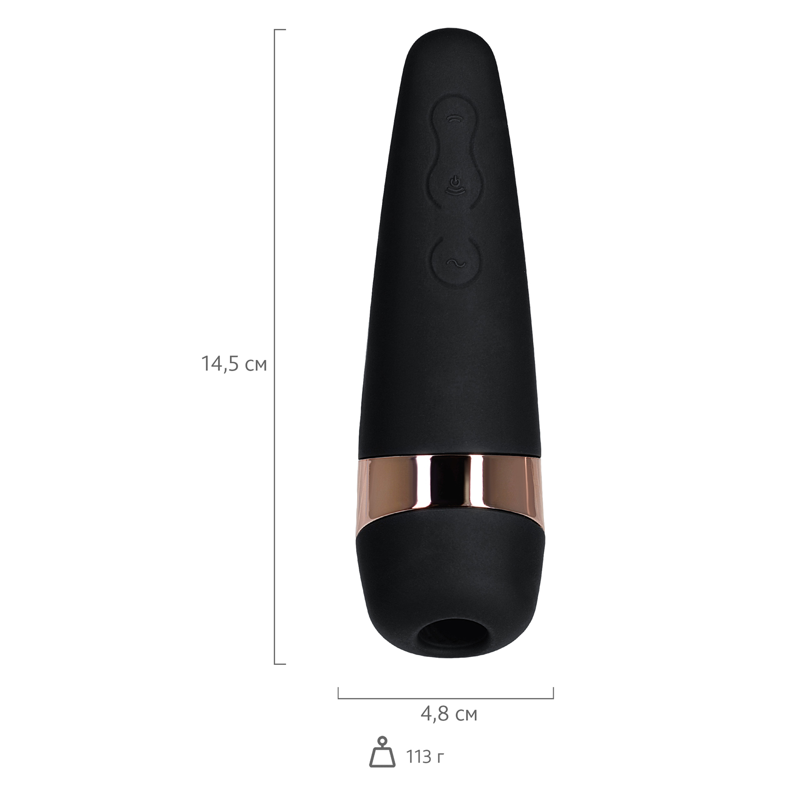 Satisfyer Pro 3 Vibration, черный, Вакуум-волновой бесконтактный стимулятор клитора с вибрацией и другие товары Satisfyer с фото