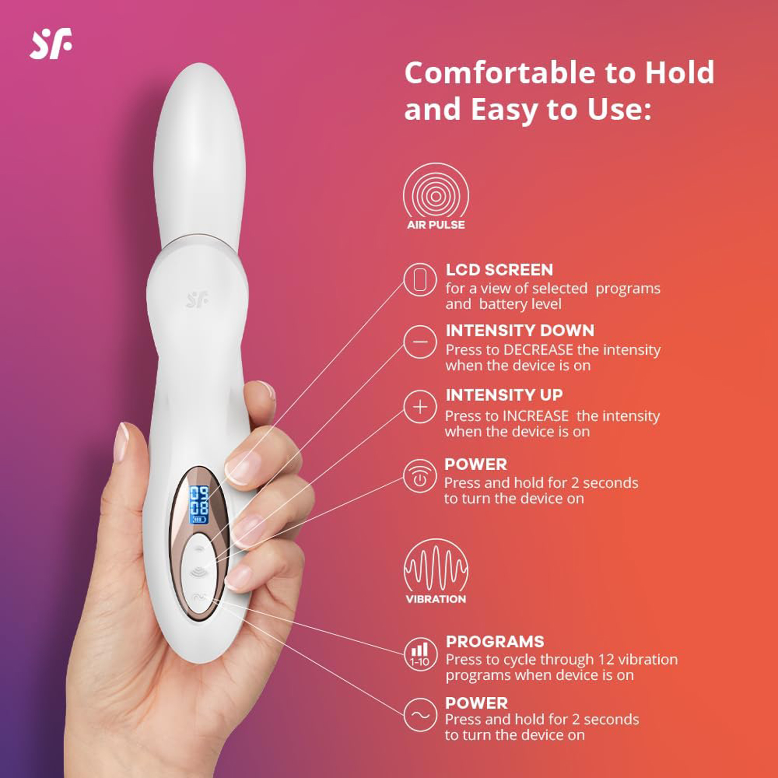 Satisfyer Pro+ G-Spot Generation 2, белый, Вибромассажер с вакуум-волновой стимуляцией клитора и другие товары Satisfyer с фото