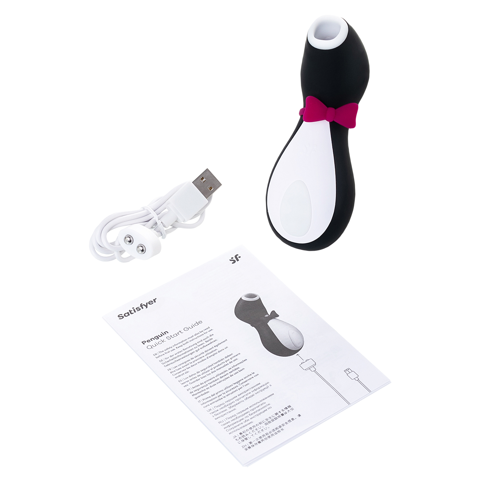 Новинка раздела Секс игрушки - Satisfyer Pro Penguin Next Generation, черно-белый