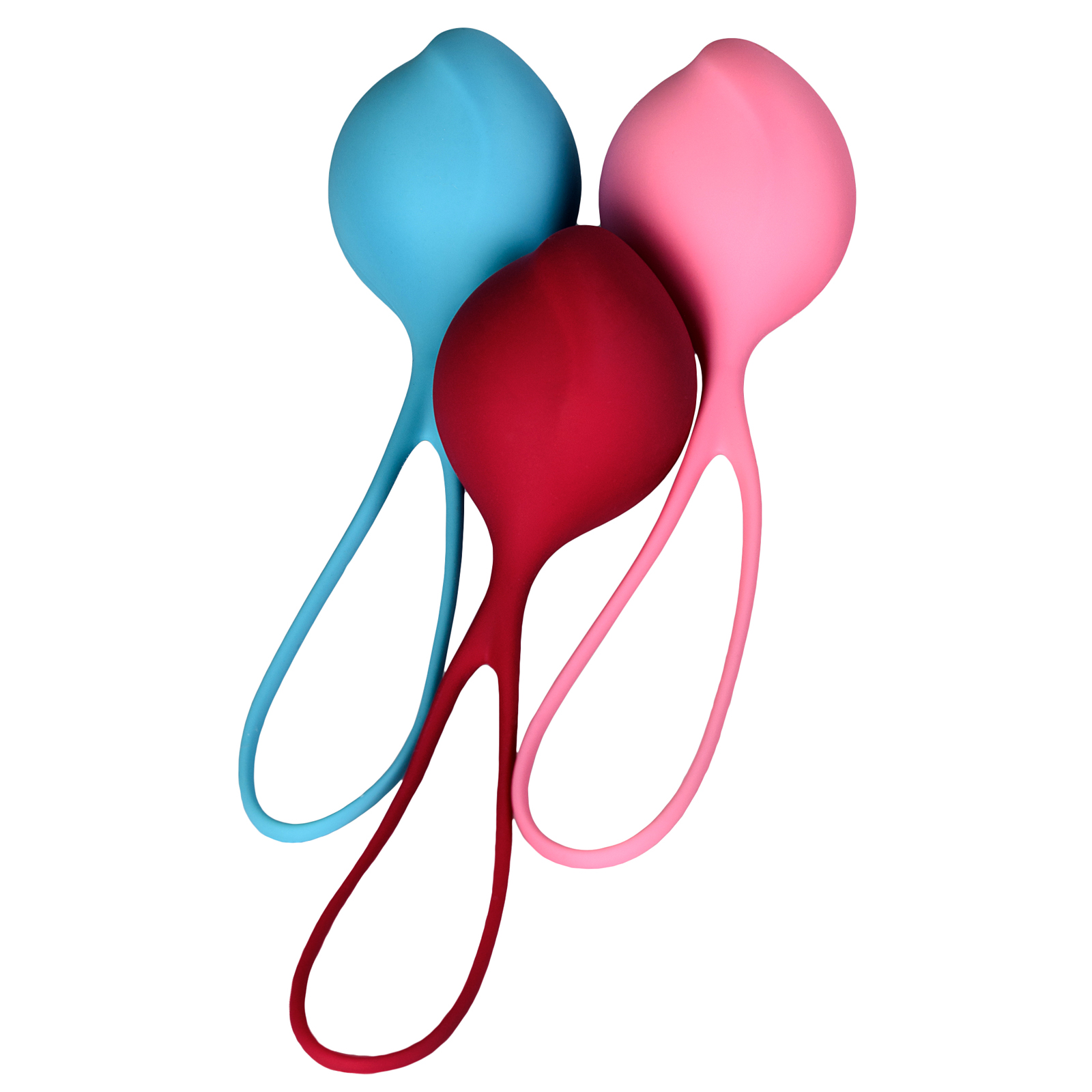 Satisfyer Strengthening Balls, голубой/красный/розовый — фото 2
