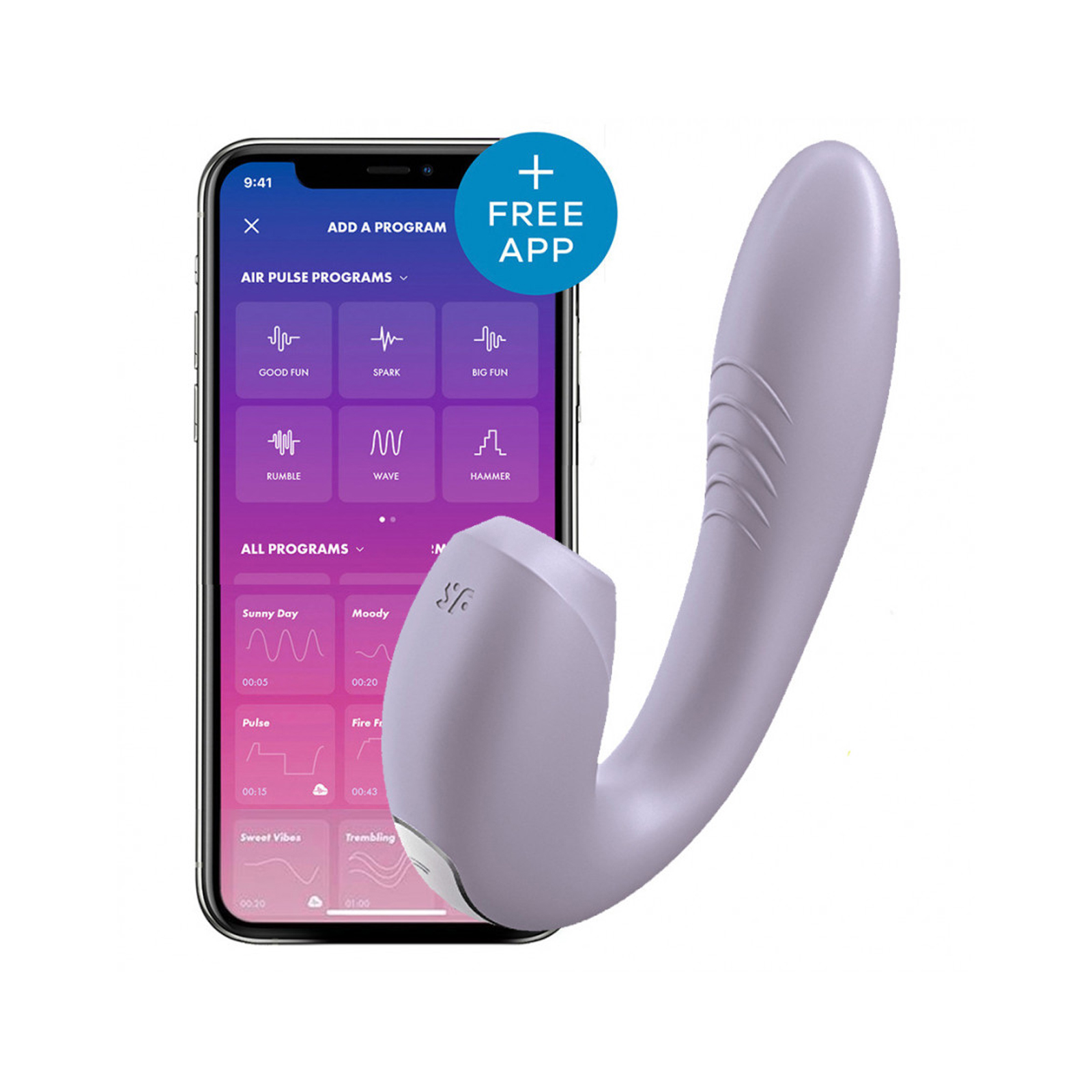 Новинка раздела Секс игрушки - Satisfyer Sunray, фиолетовый