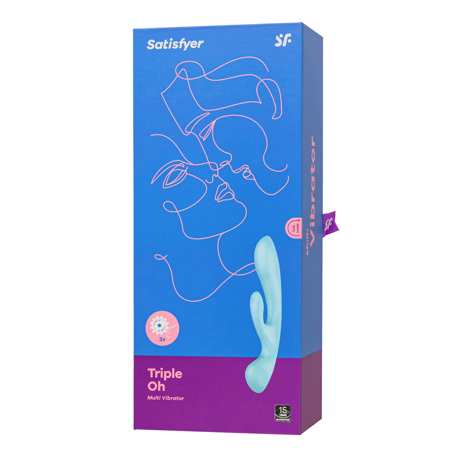 Satisfyer Triple Oh, голубой - фото 8