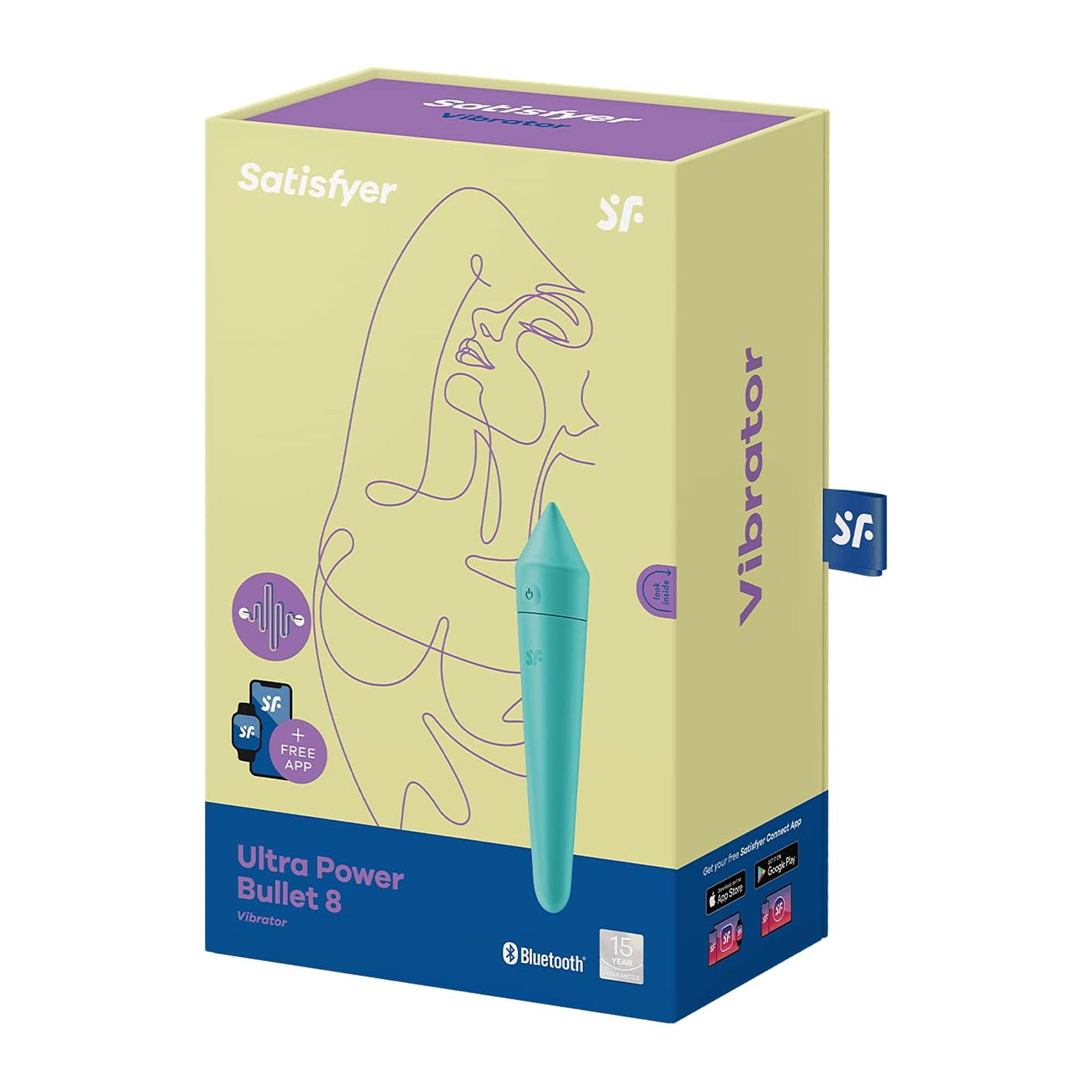 Satisfyer Ultra Power Bullet 8, бирюзовый - фото 7