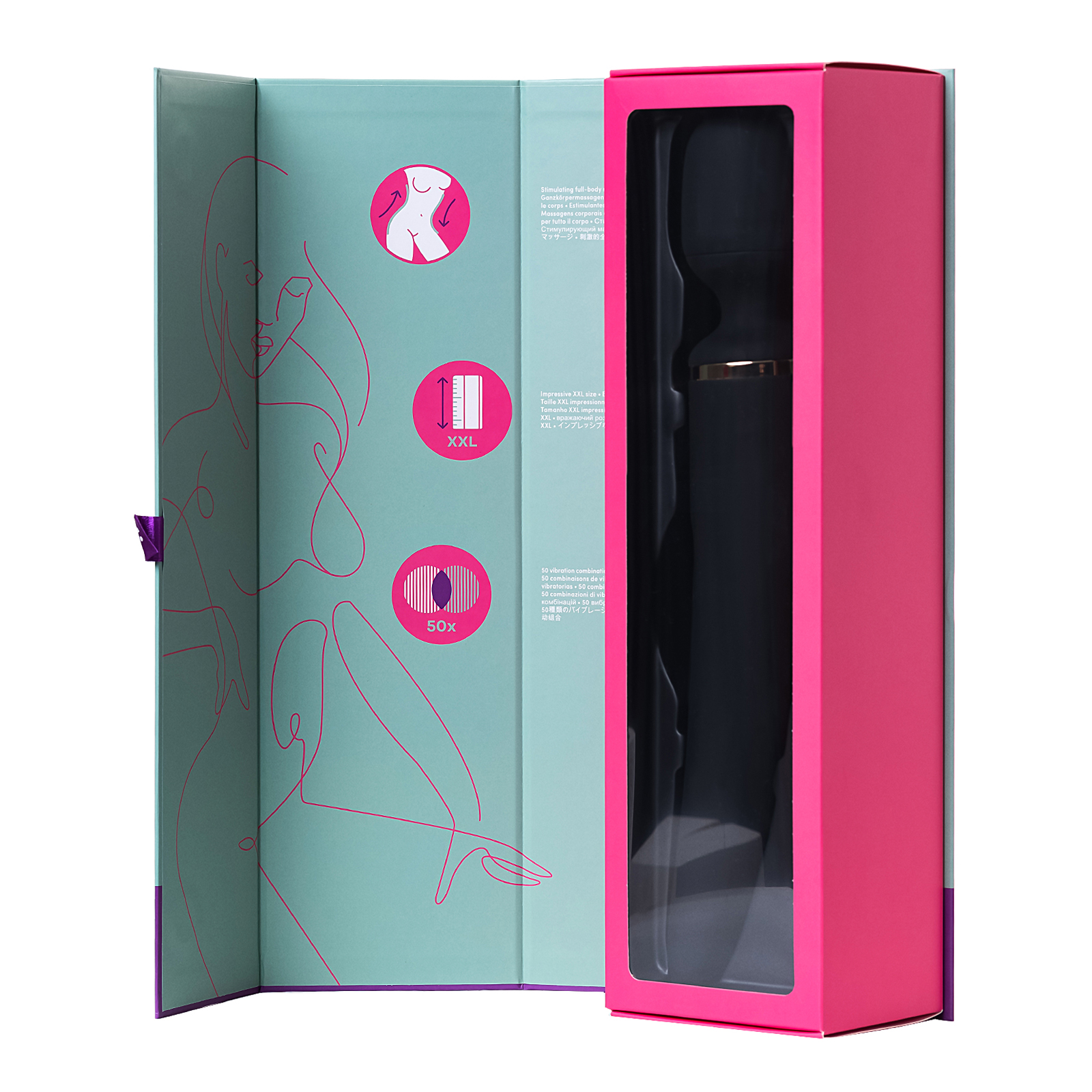 Satisfyer Wand-er Woman, черный - подробные фото в секс шопе Condom-Shop