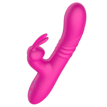 Вибратор-кролик Secwell с функцией поступательных движений, розовый -  - купить в секс шопе