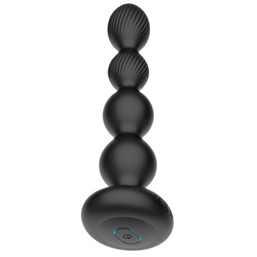 Анальная цепочка Secwell с ротацией и вибрацией - На пульте управления - купить в секс шопе