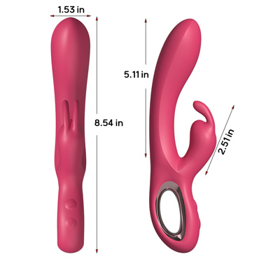 Силиконовый вибратор-кролик Secwell, розовый -  - купить в секс шопе