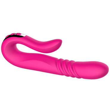 Двойной вибратор Secwell с ротацией -  - купить в секс шопе