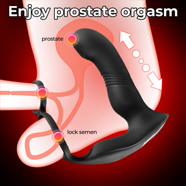Пульсирующий массажер простаты Secwell Ares с эффектом фингеринга - фото 7