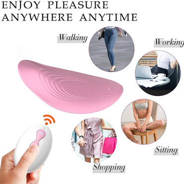 Новинка раздела Секс игрушки - Вибратор в трусики Secwell, розовый